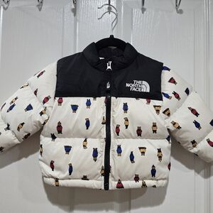 The North Face. 1996 Retro Nuptse Down Jacket. W/BEARS. Infant Size 6-12months